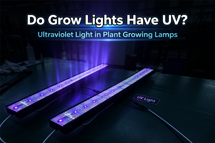 Grow Lights มี UV หรือไม่？